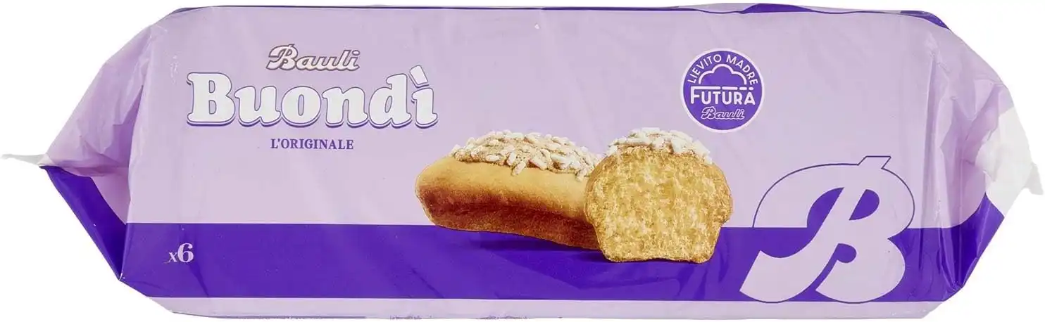 12x Bauli Buondì L'Originale Merenda Merendina 198gr Confezione da 6 Merendine