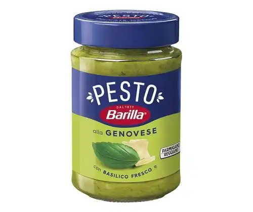 12 Barattoli Barilla Pesto alla Genovese 190g con Basilico Fresco