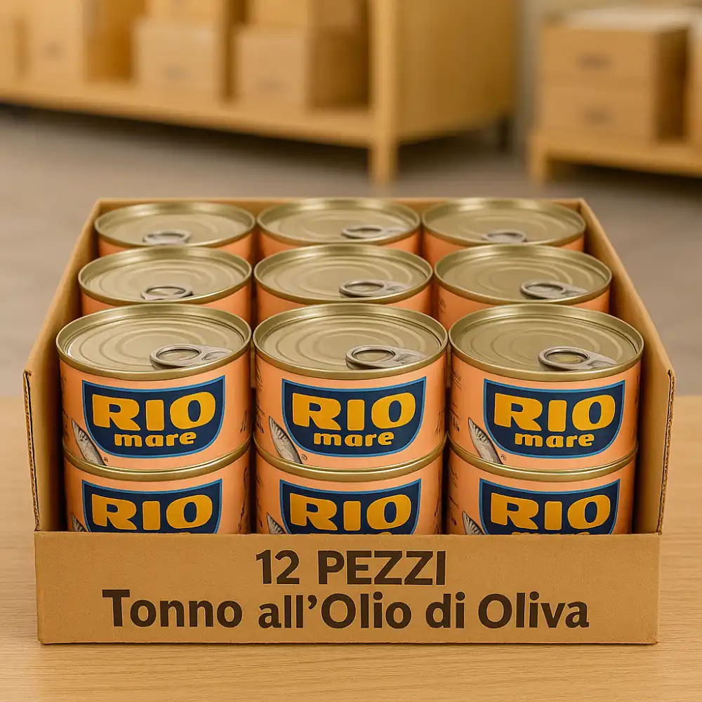 Rio Mare Tonno all’Olio di Oliva 12x65g – Qualità Premium in Lattina