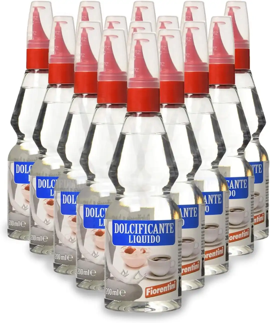 15x Dolcificante Liquido Fiorentini 200ml – Ciclammato, Saccarina, Taumatina