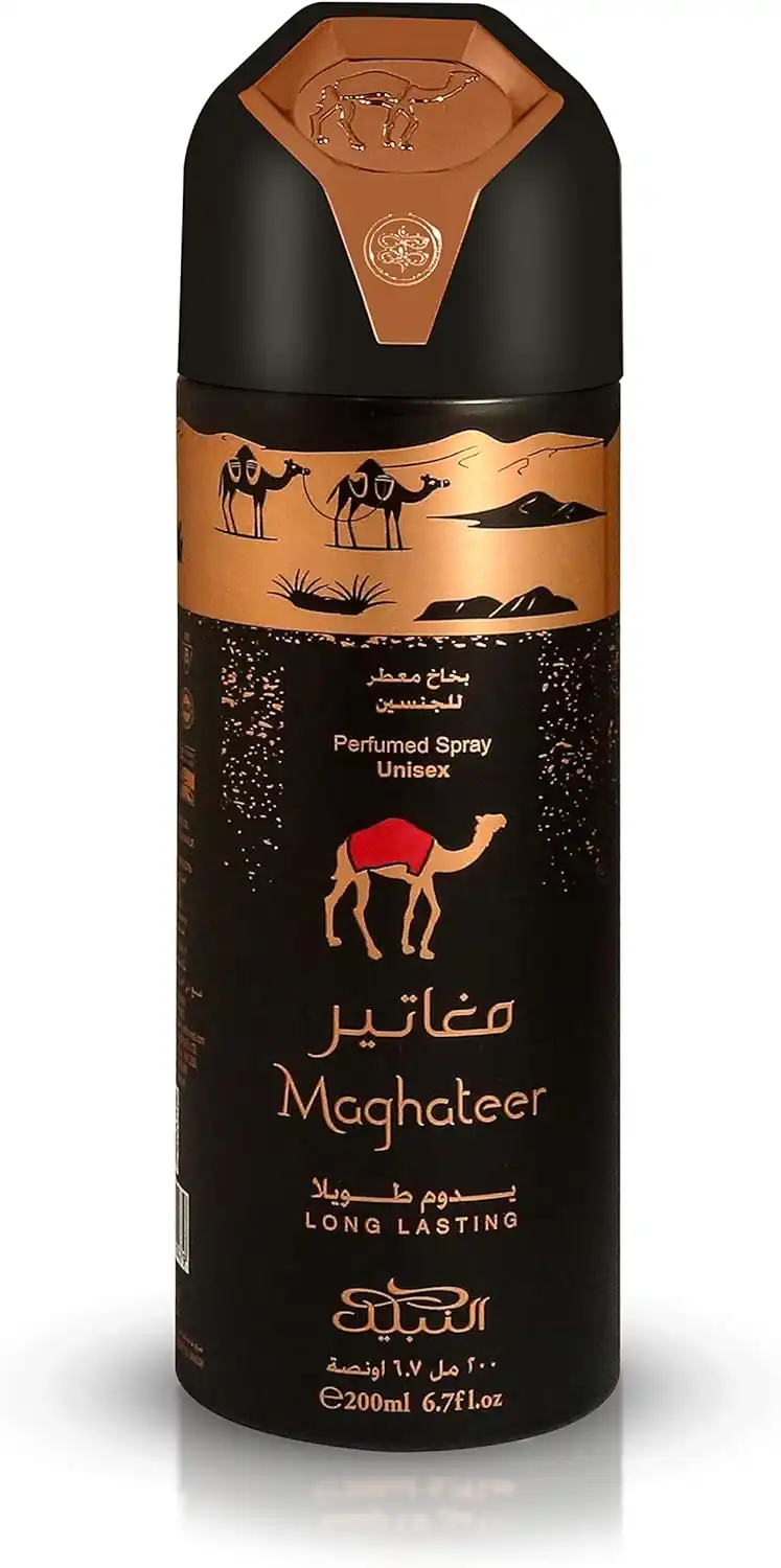 Nabeel Maghateer Deodorante Spray 200ml – Fragranza Unisex Orientale