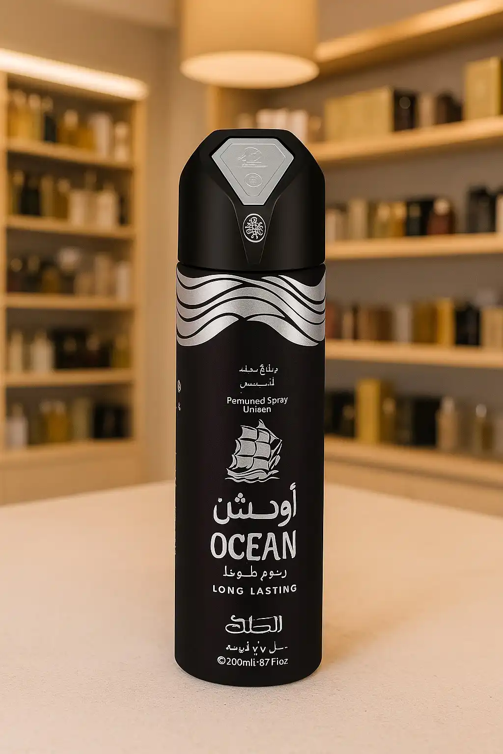Nabeel Ocean Deodorante Spray 200ml – Profumo Unisex Intenso e Duraturo