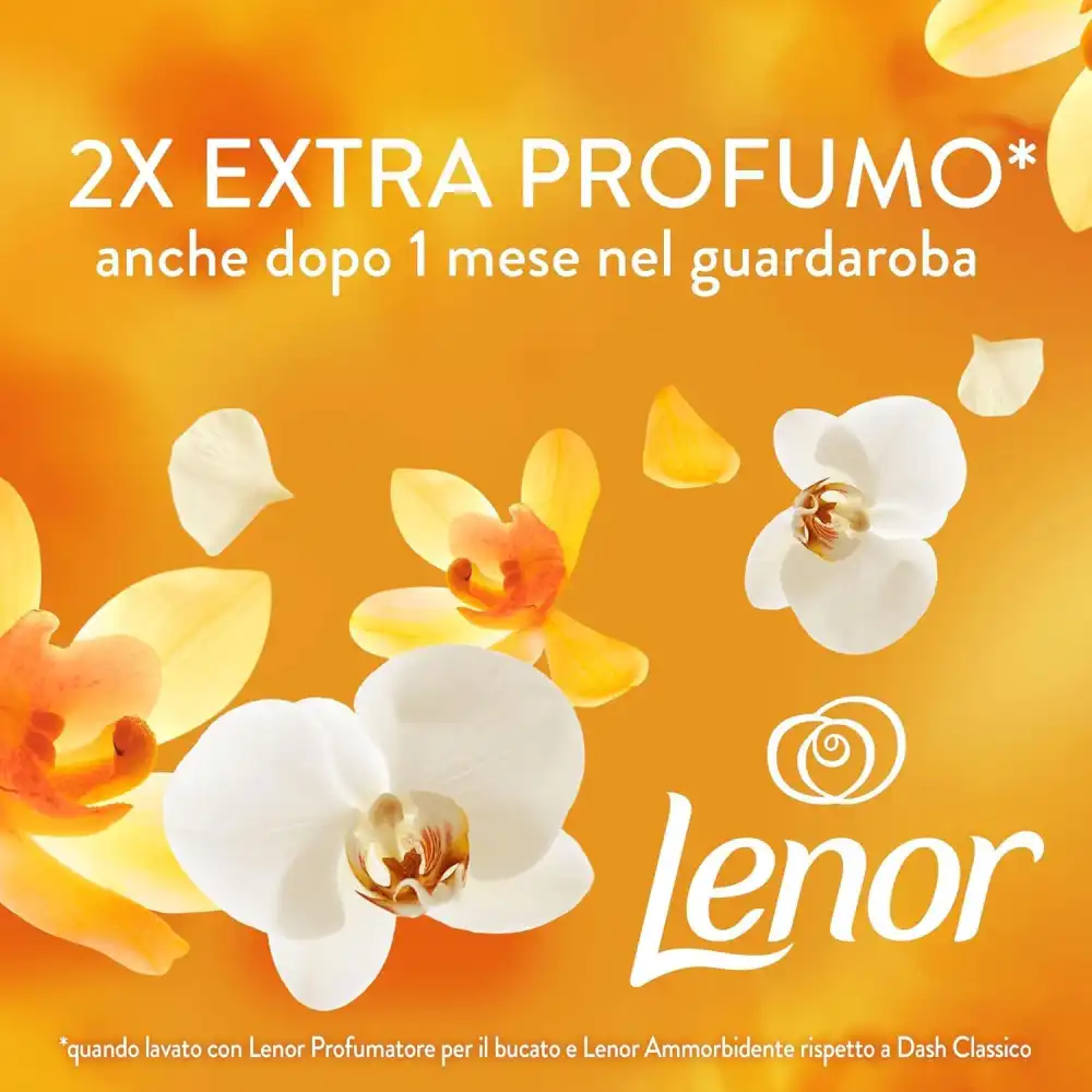 Lenor Perle Profumate Bucato Oro Vaniglia 6X195Gr Intensificatore Lavatrice