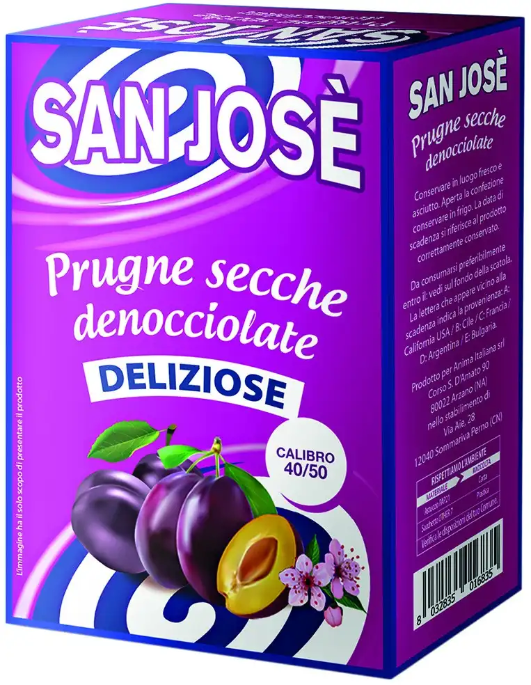 3x Prugne Secche Denocciolate 200g – Calibro 40/50 – San Josè – Frutta Secca