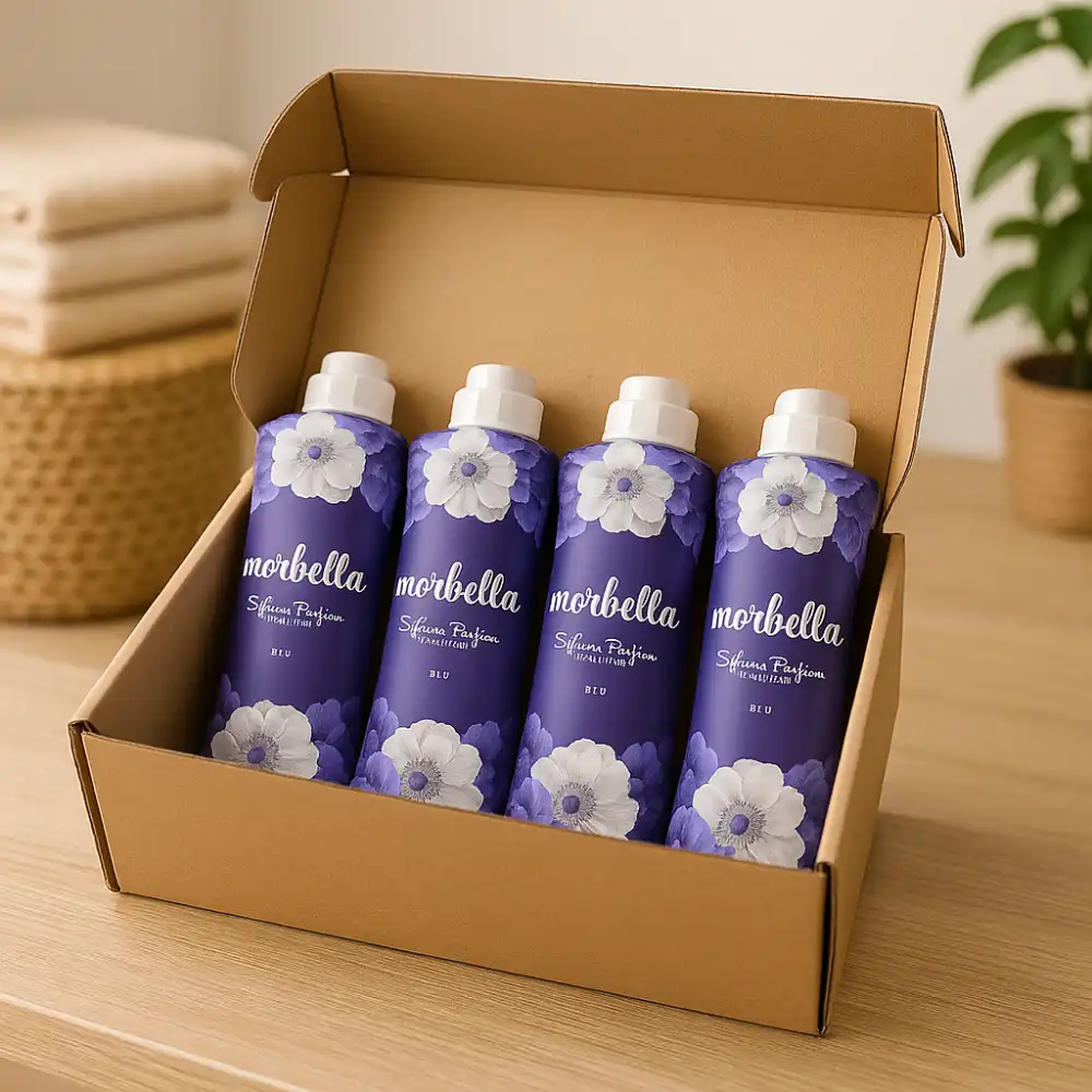 4x Morbella Ammorbidente Blu 1L – Freschezza Pulita – 200 Lavaggi Totali