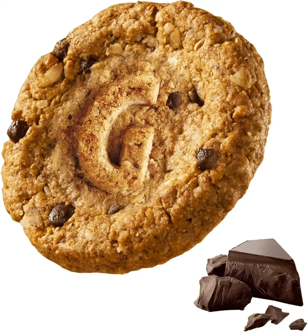 Galbusera Protein-G Biscotti Avena, Soia e Cioccolato 300g - 8 Confezioni
