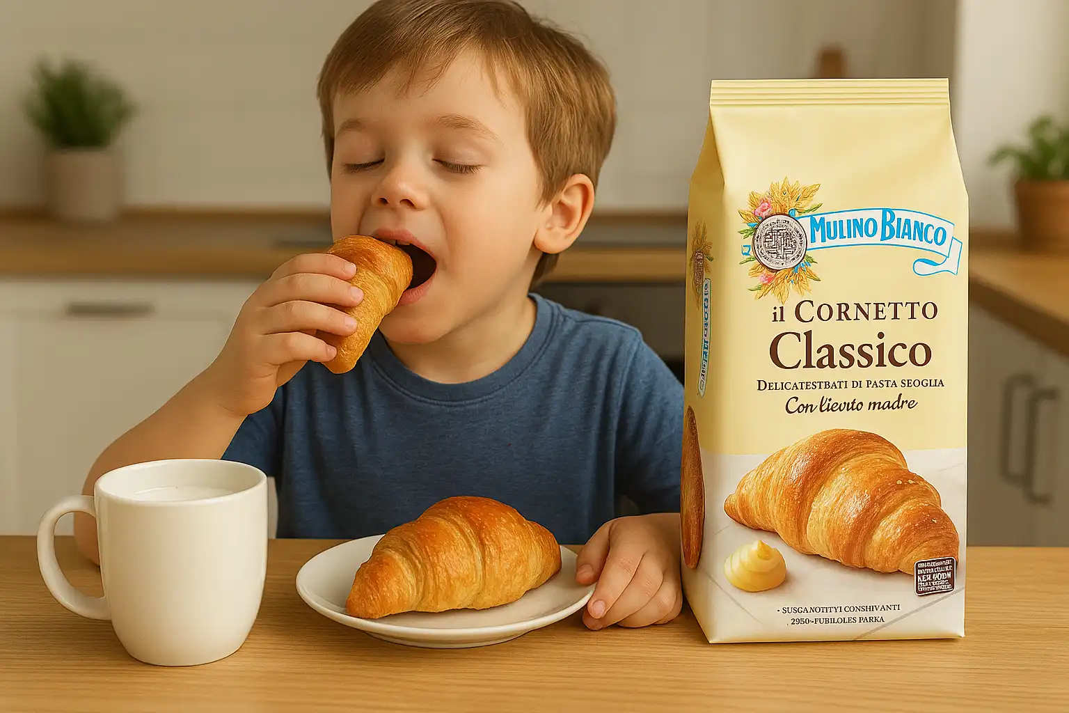 3x Mulino Bianco Cornetti Classici X6 – Sfoglia con Lievito Madre 3 Confezioni