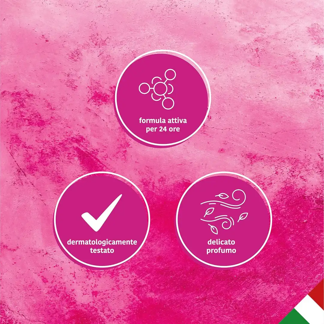 EVIN Deodorante Donna Spray Rubin 6x150ml, Pesca Bianca & Rosa, 24h Freschezza
