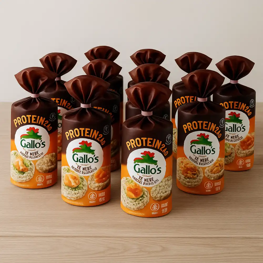 12x Gallo Gallotte Le Nere Protein 100g – Gallette Riso Nero e Lenticchie