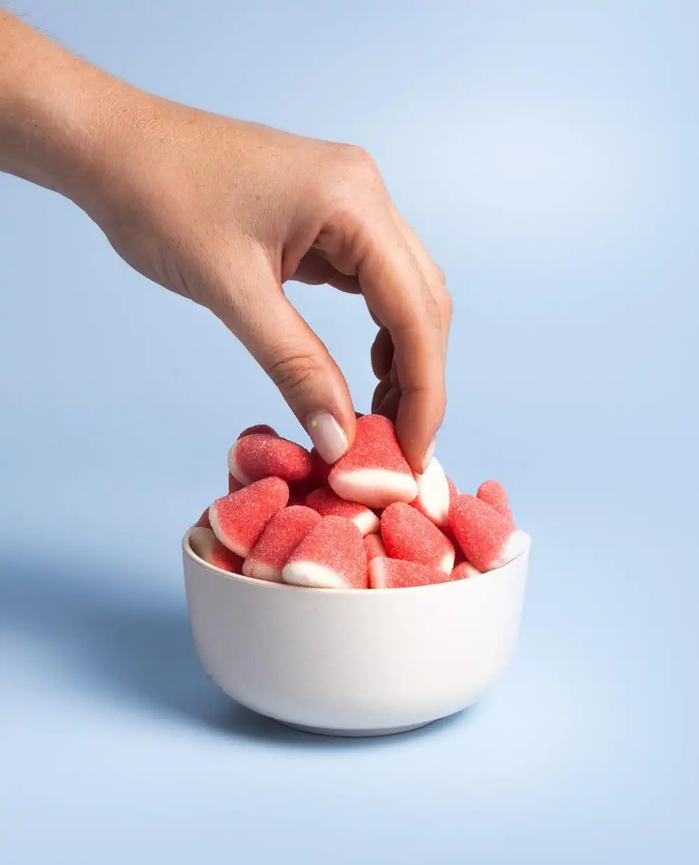 Vidal Caramelle Baci Panna Fragola 1kg – Gommose Zuccherate per Caramellata