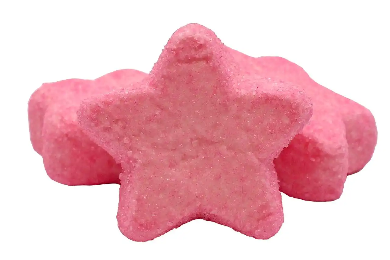Marshmallow Bulgari Stelle Rosa 900g – Soffici, Colorate, Senza Glutine