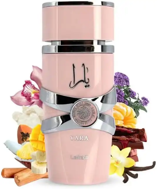Lattafa Yara EDP 100ml Spray Donna – Profumo Arabo Dolce Floreale Cremoso
