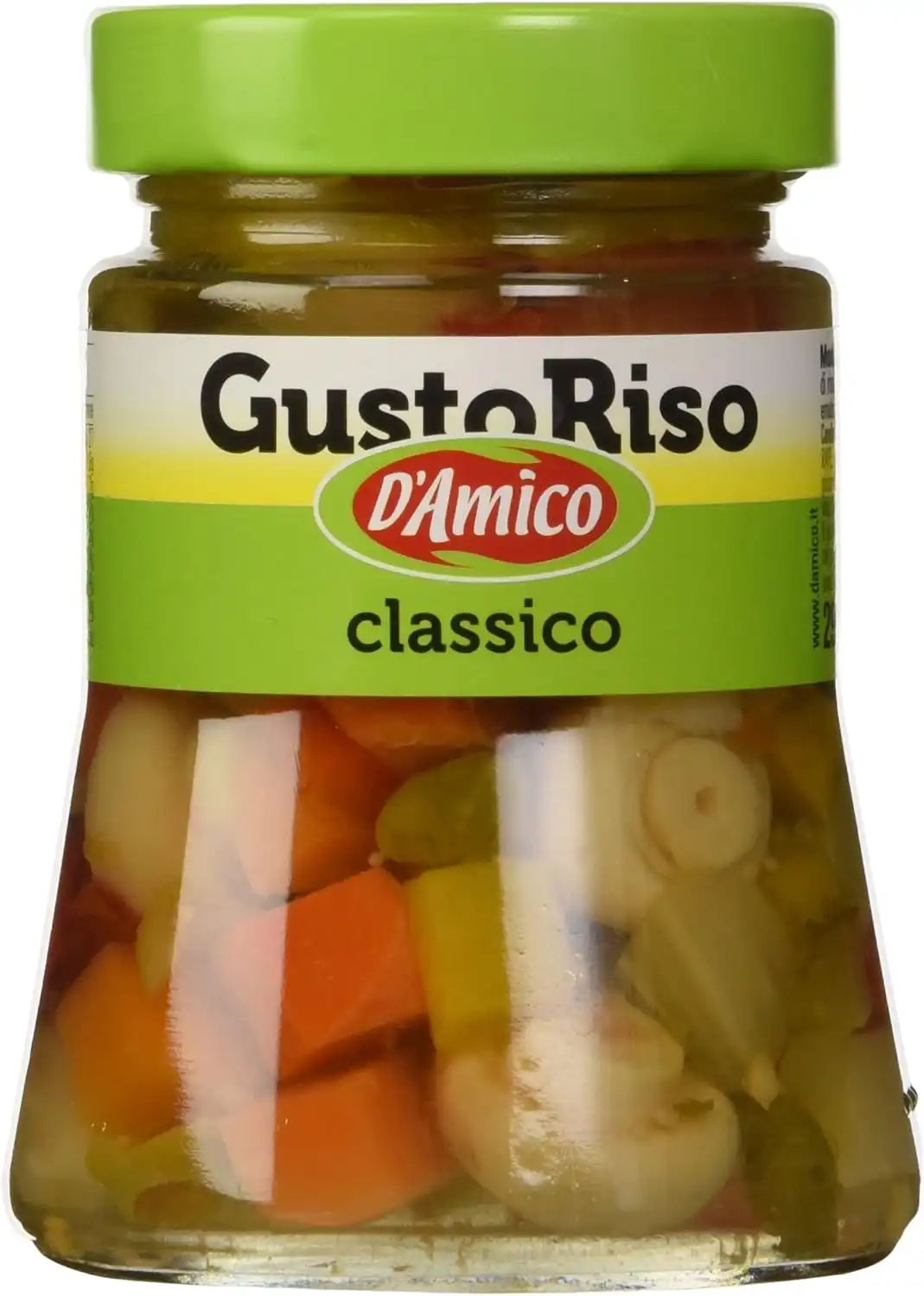 D'Amico GustoRiso Classico 8x290g Condiriso Verdure Miste per Riso Freddo Pronto