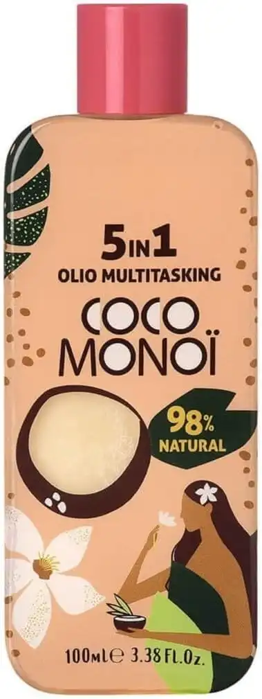 Coco Monoi Olio Multifunzione 5in1 100ml – Idratante per Corpo, Capelli e Viso