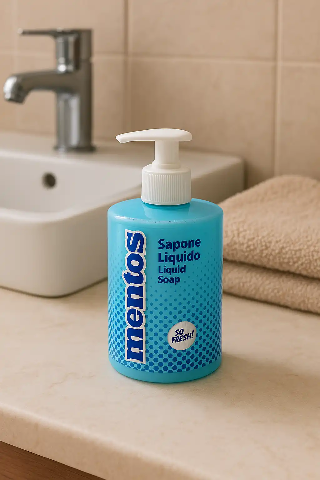 2x Mentos Sapone Liquido 300ml – Mani Profumate e Morbide