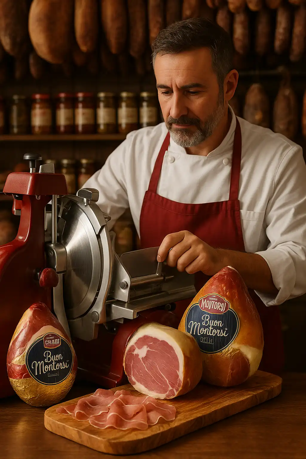 Culatta Stagionata Intera 4.5kg Casa Montorsi Sottovuoto Gourmet Italiano