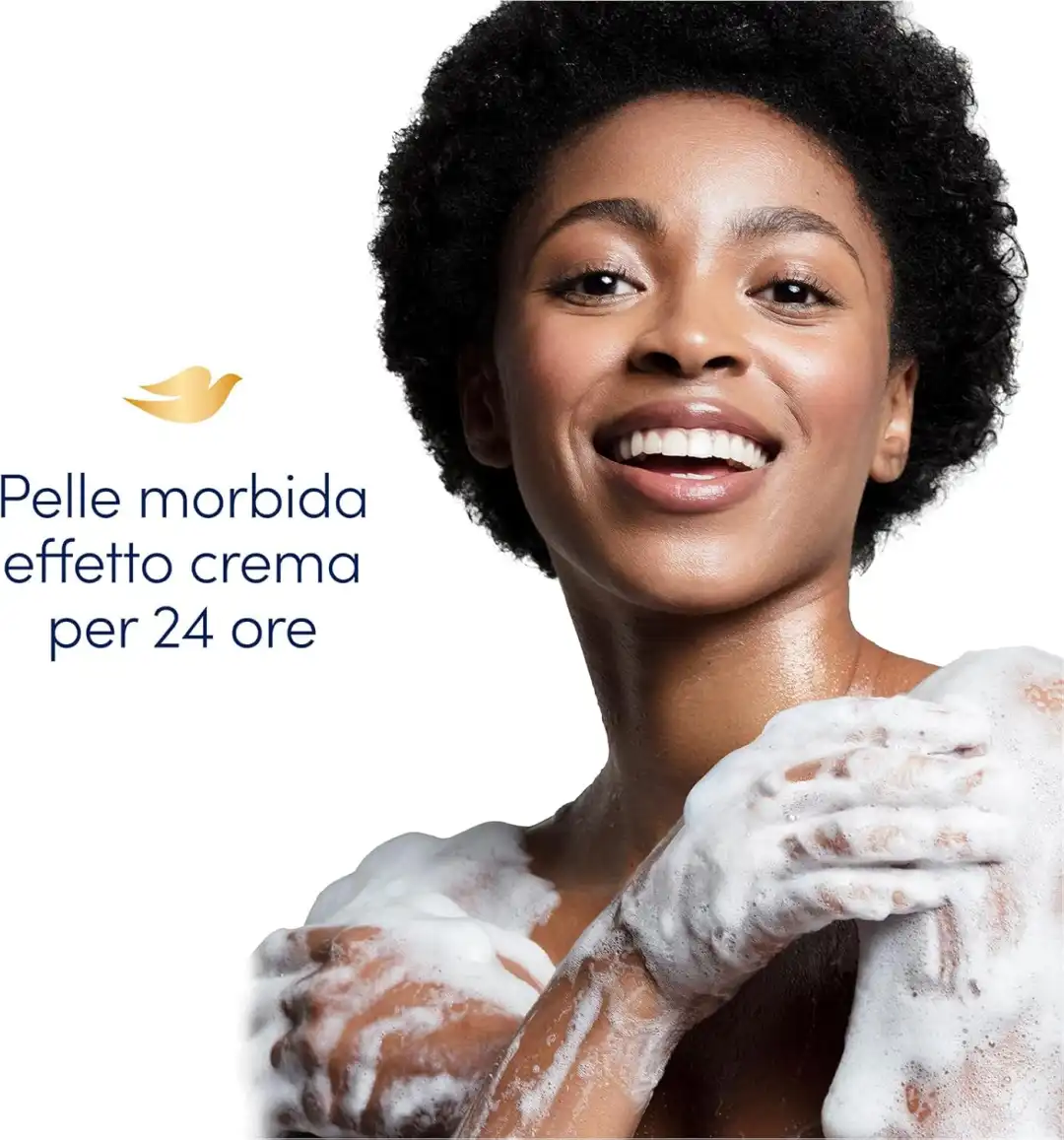 6x Dove Bagnoschiuma Illuminante 225ml Idratante Delicato Senza Solfati SLES