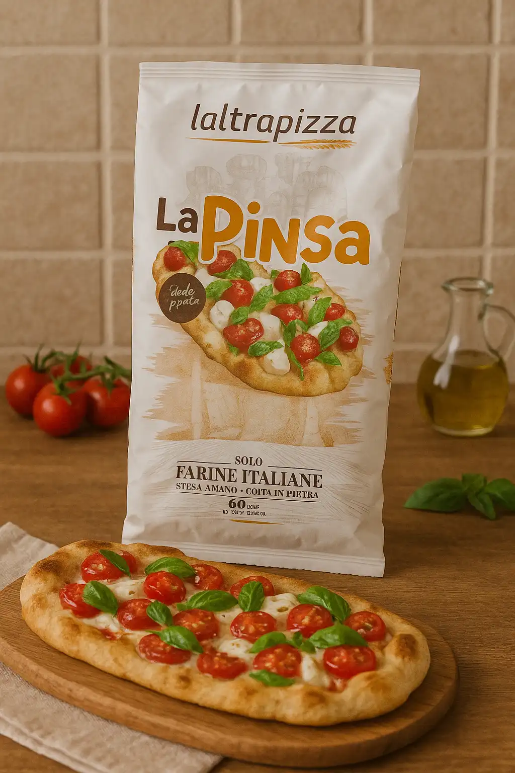 18X La Pinsa L'Altrapizza 250g Base Pizza Stesa a Mano Cotta su Pietra Pronta