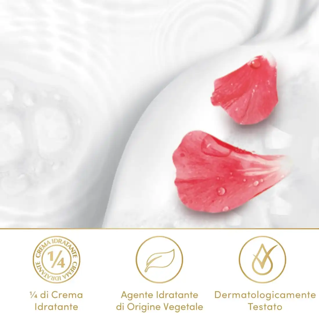 6X Dove Bagnoschiuma 450ml Piacere Avvolgente – Idratante, Uomo Donna