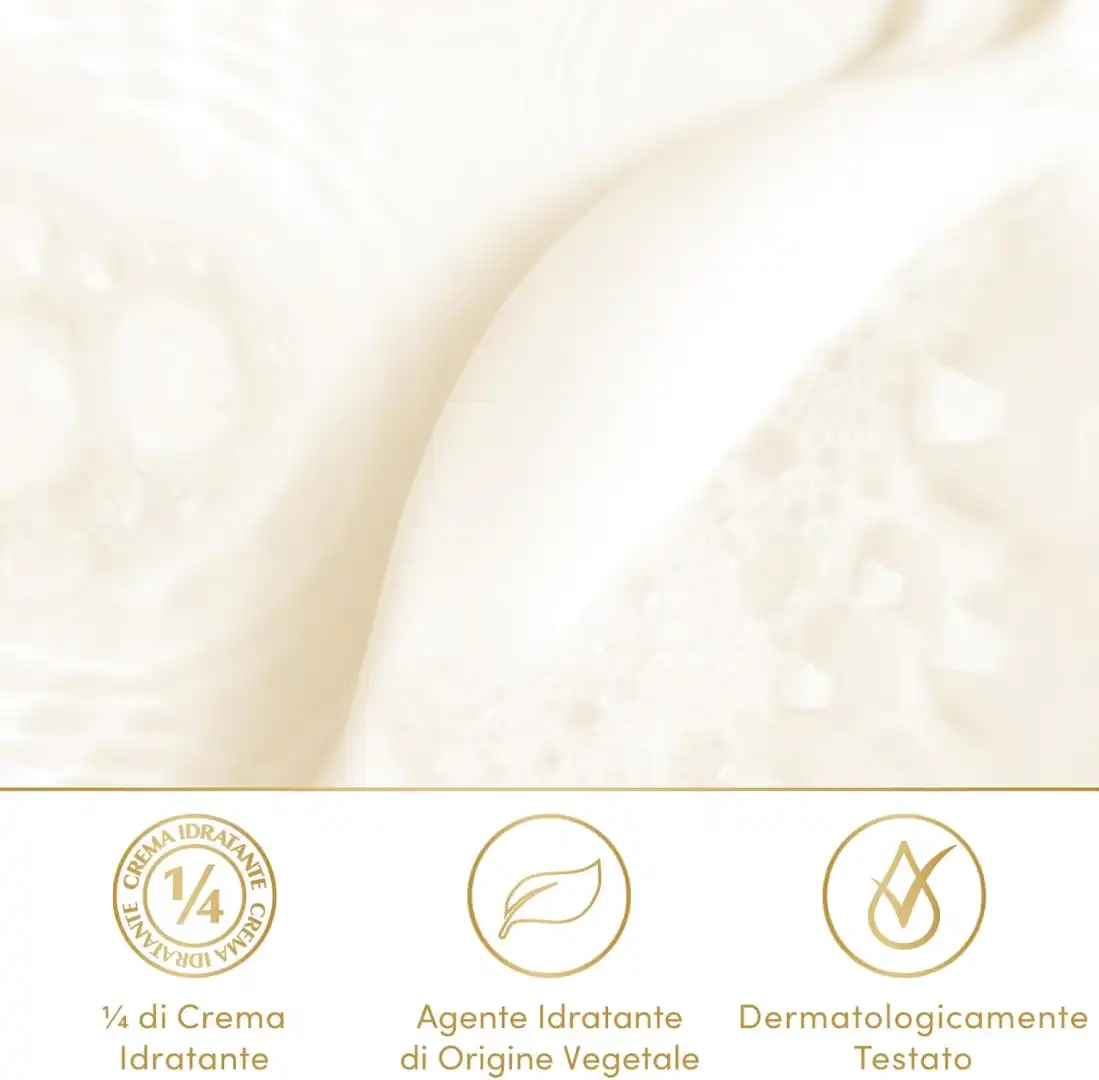 6X Dove Seta Preziosa Bagnodoccia 450ml – Crema Idratante, Uomo Donna