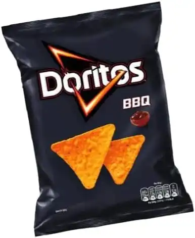 10X Doritos BBQ 140g Snack Tortilla Chips Gusto Barbecue Party Maxi Confezione
