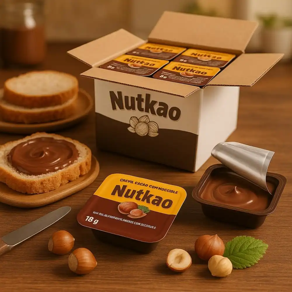 200 Fette Monoporzione Mulino Bianco + 240 Crema Cacao Nocciole Vaschette Hotel