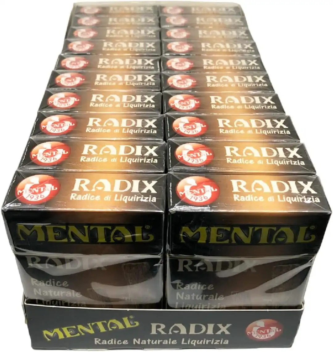 Mental Radice Liquirizia Naturale Fassi 20 Astucci da 23g Cad Rimedio Naturale