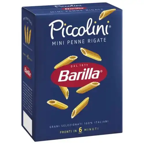 6x Barilla Piccolini Mini Penne Rigate Pasta Cottura Rapida Gr500 [Tot 3kg]