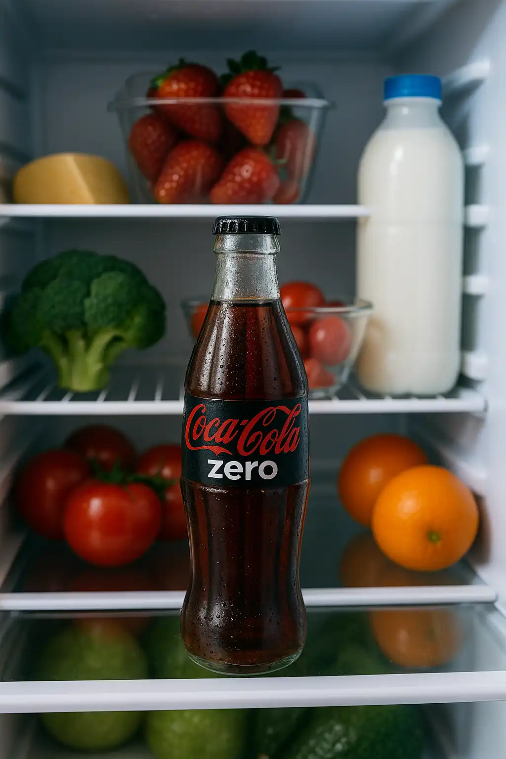 24 Bottiglie Coca-Cola Zero Vetro 330ml – Gusto Classico Senza Zuccheri