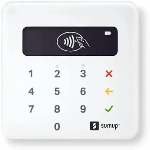 SumUp Air Lettore Carte Portatile POS Senza Fili per Pagamenti Contactless