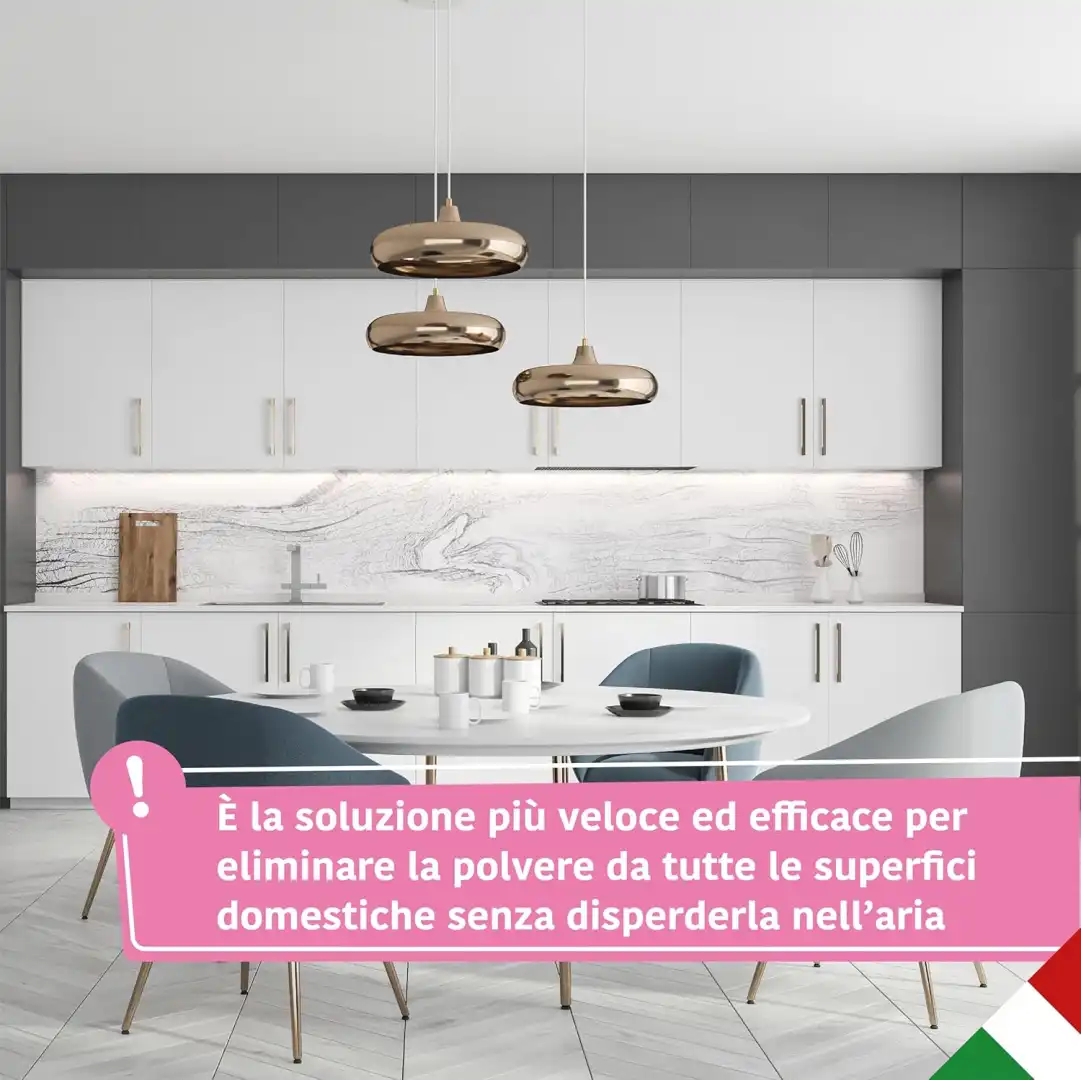 Pulisvelt Acchiappapolvere 6X300ml Antistatico Profumato Magnolia Gelsomino