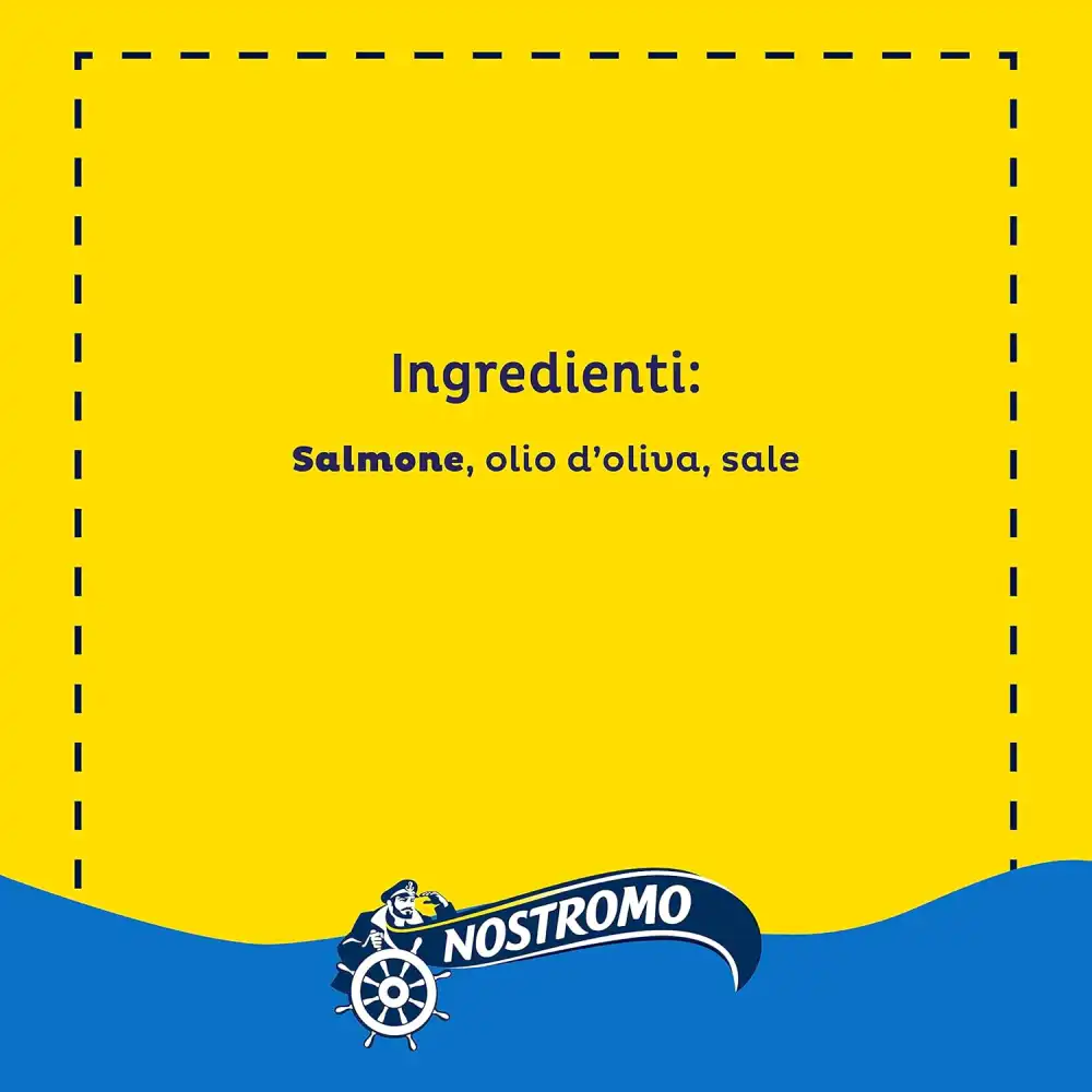 10x Nostromo Filetto di Salmone 110g – All’Olio di Oliva, Ricco di Omega 3