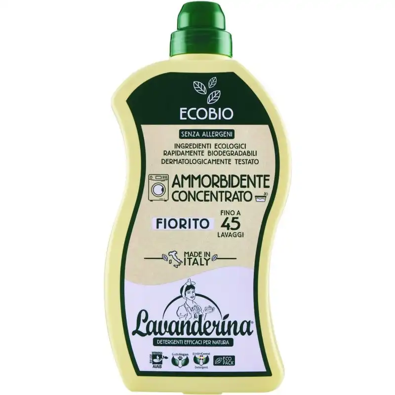 10x Lavanderina Ammorbidente Concentrato 900ml – 45 Lavaggi Profumo Fiorito