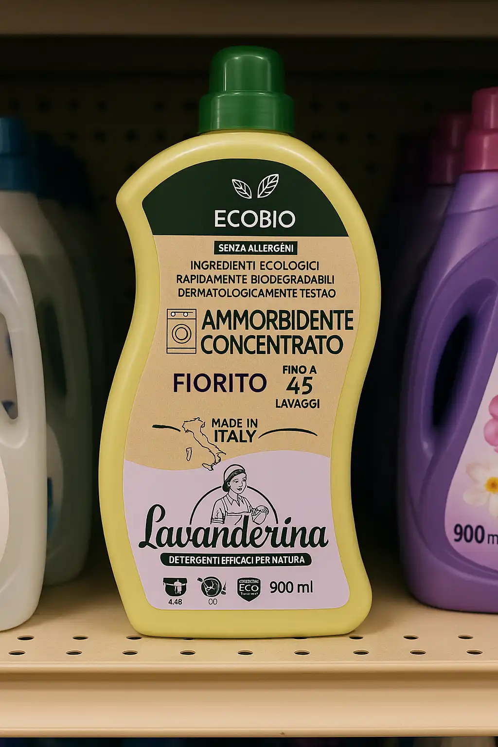 10x Lavanderina Ammorbidente Concentrato 900ml – 45 Lavaggi Profumo Fiorito