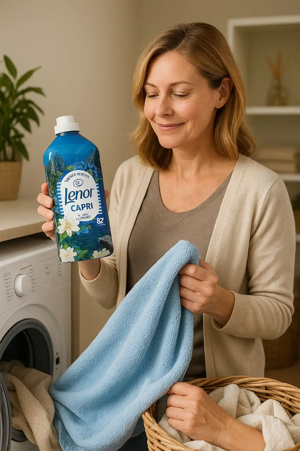 6x Lenor Ammorbidente Capri 87 Lavaggi – Essenze Gardenia e Giacinto