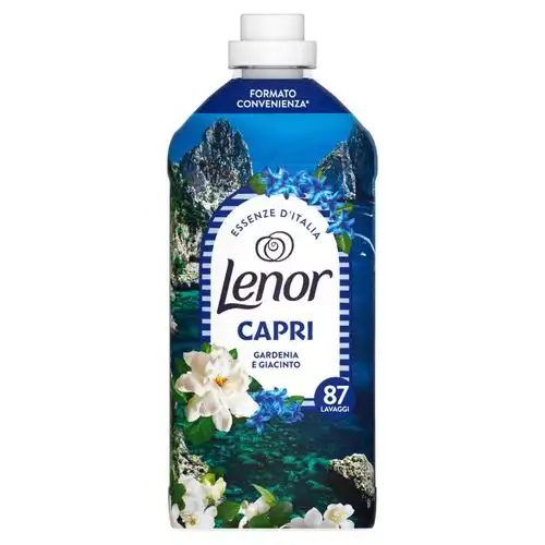 6x Lenor Ammorbidente Capri 87 Lavaggi – Essenze Gardenia e Giacinto