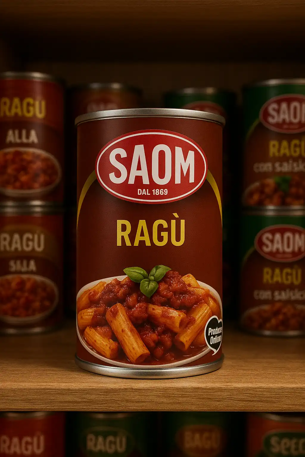 2x Confezioni SAOM Ragù Classico 2x180g –Sugo Pronto Italiano per Pasta e Piatti