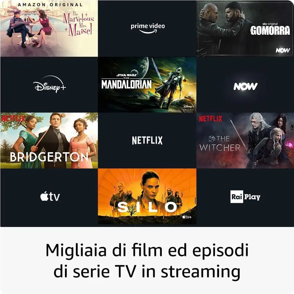 Fire TV Stick 4K Max con Telecomando Vocale Alexa Streaming UHD Wi‑Fi 6E HDMI