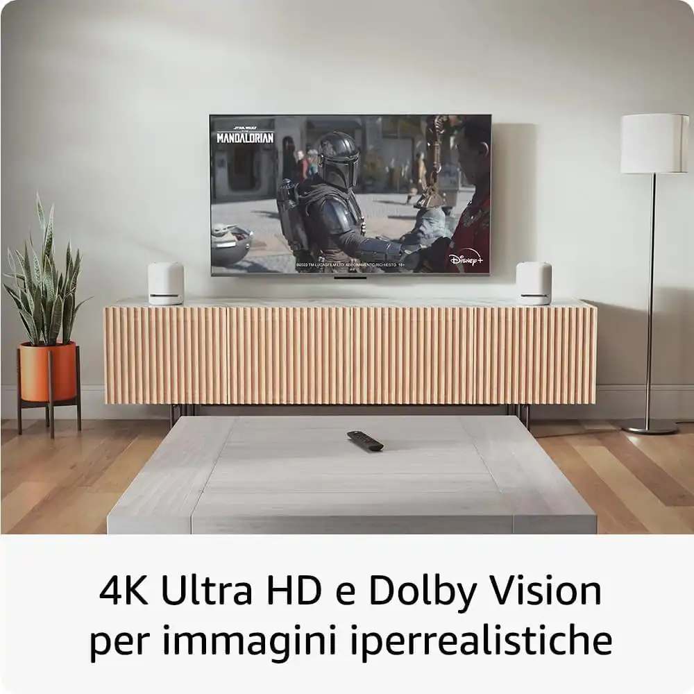 Fire TV Stick 4K Max con Telecomando Vocale Alexa Streaming UHD Wi‑Fi 6E HDMI