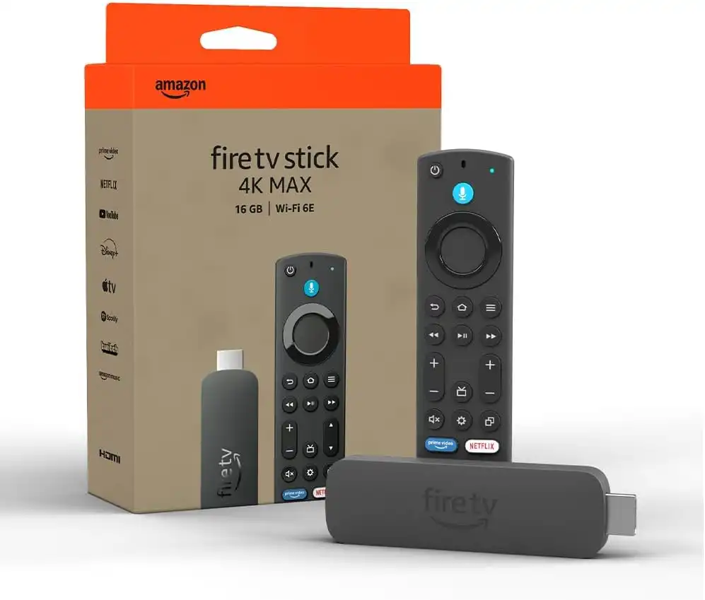 Fire TV Stick 4K Max con Telecomando Vocale Alexa Streaming UHD Wi‑Fi 6E HDMI