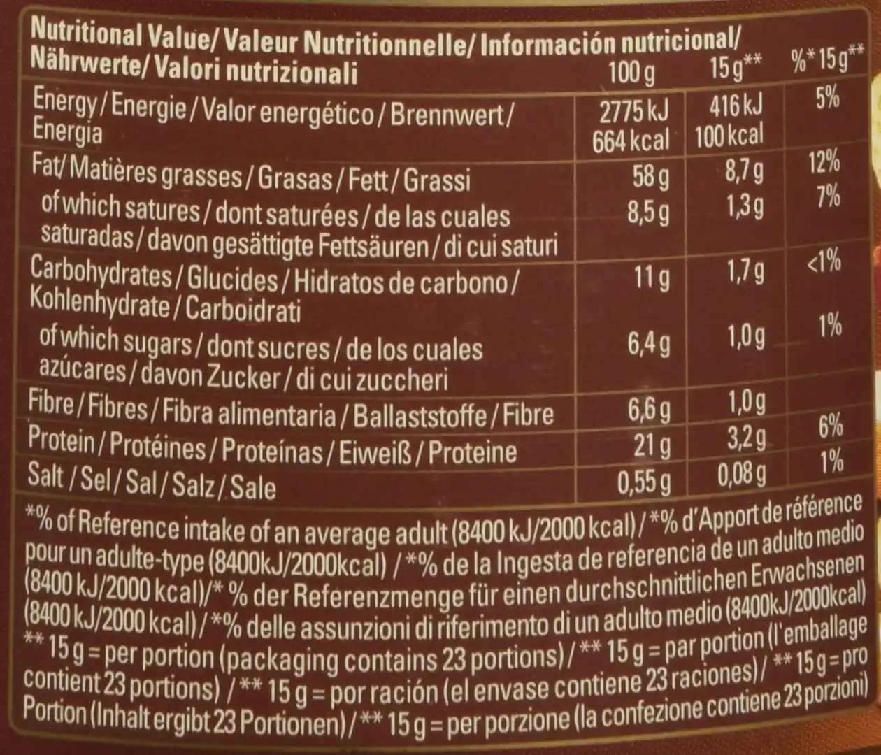 6x Calvé Burro di Arachidi 350g Peanut Butter Morbido Senza Zuccheri Aggiunti