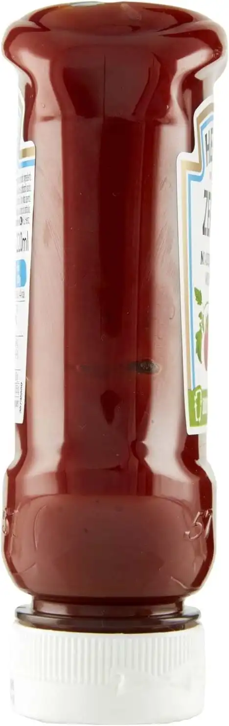 10x Heinz Ketchup Zero 220g Top Down Senza Zuccheri e Sale Aggiunti Pomodoro