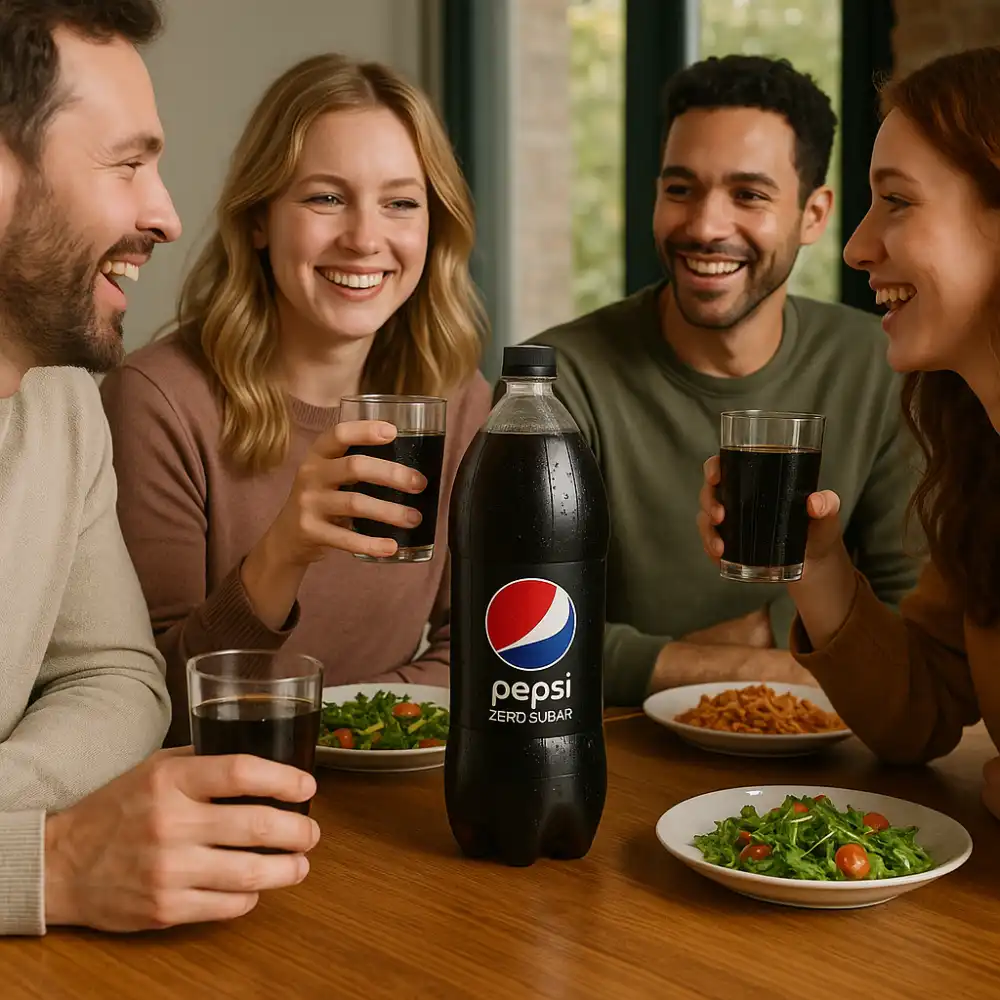 6x Pepsi Cola Zero Zuccheri 2L Bottiglia Bibita Gassata Scorta Bevanda Light