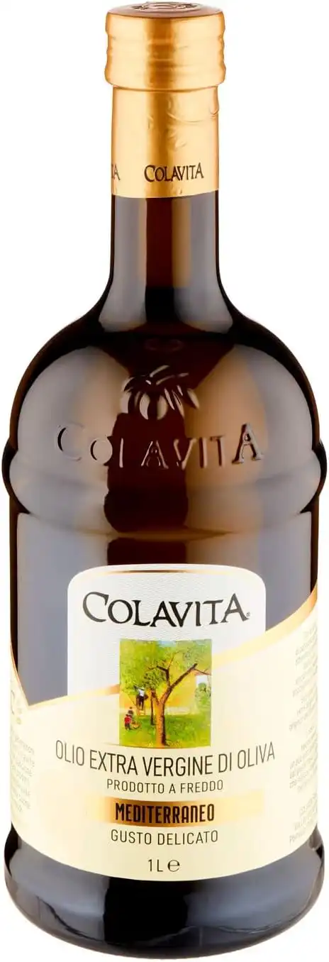 Colavita Olio Extravergine di Oliva 1L Mediterraneo Estratto a Freddo Italiano