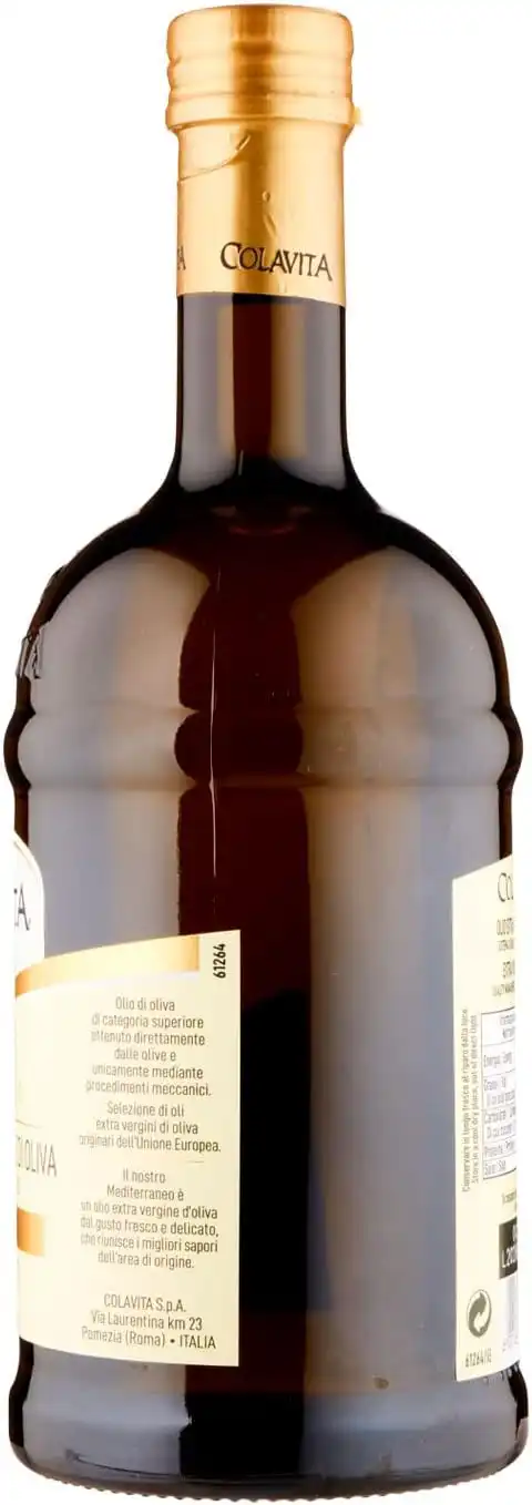 Colavita Olio Extravergine di Oliva 1L Mediterraneo Estratto a Freddo Italiano