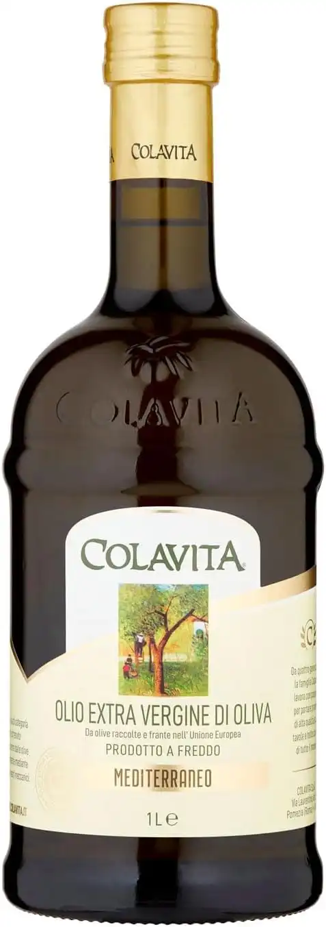 Colavita Olio Extravergine di Oliva 1L Mediterraneo Estratto a Freddo Italiano