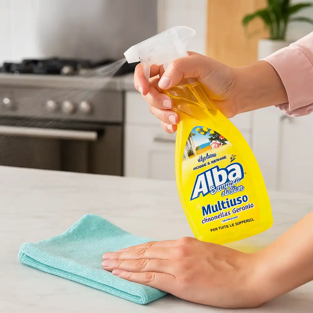 12x Spray Igienizzante Alba 650ml Citronella Geranio – Pulizia & Repellente
