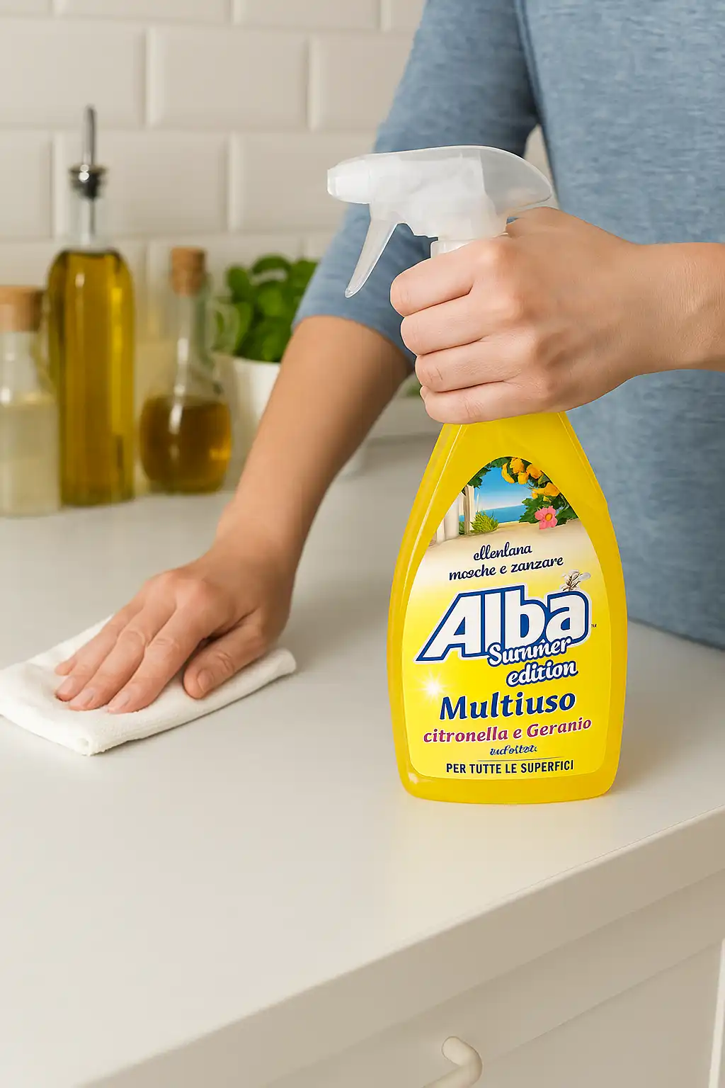 12x Spray Igienizzante Alba 650ml Citronella Geranio – Pulizia & Repellente