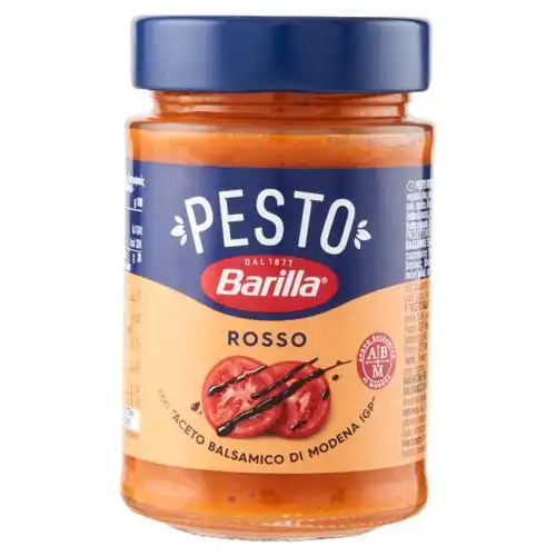 6x Barilla Pesto Rosso 190g con Pomodoro e Aceto Balsamico Salsa Pronta Pasta