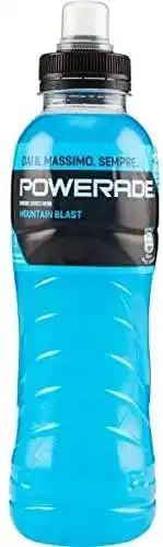 12x Powerade Mountain Blast 500ml Bevanda Isotonica Sport Elettroliti Idratante